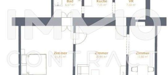 Квартира с 2 комнатами в Майдлинг, Австрия № 187595 2