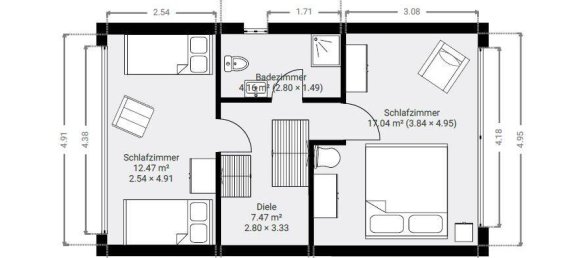 3 غرف نوم تاون هاوس في Schleswig-Flensburg, Germany رقم 295369 4