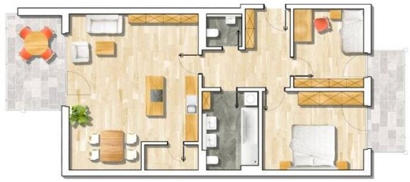 3 rooms Apartment in Roth, Germany No. 146834 2