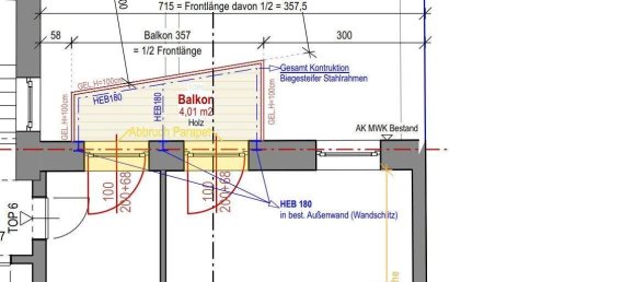 Квартира с 2 комнатами в Йозефштадт, Австрия № 55739 11