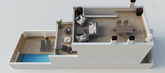 3 غرف نوم تاون هاوس في Lo Pagan, Spain رقم 6896 10