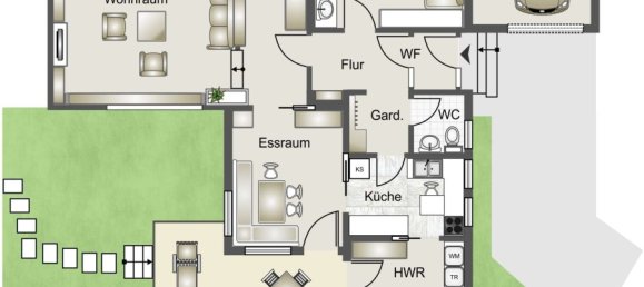 3 غرف نوم منزل في Ostalbkreis, Germany رقم 56377 23