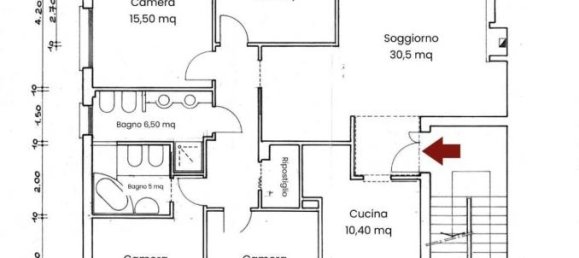 6 rooms Apartment in Imola, Italy No. 115078 14