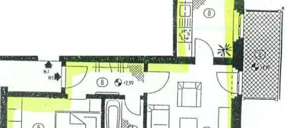 1 chambre Appartement à Zwickau, Germany No. 234915 2