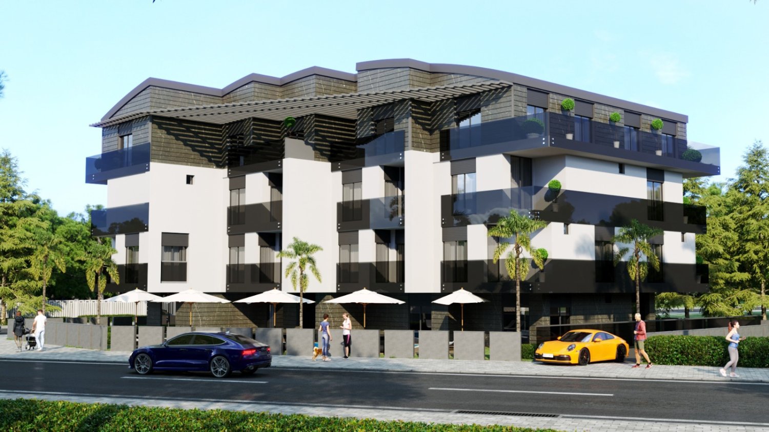 Wohnung 1+1 in Lara, Turkey, Nr. 10643