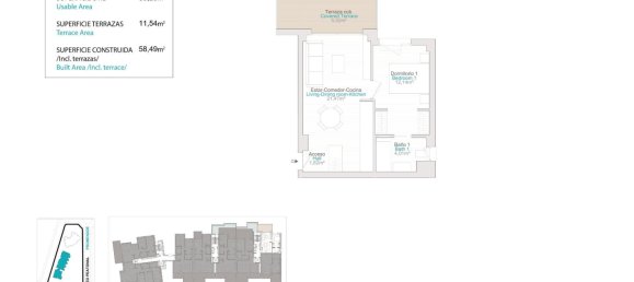 1 Schlafzimmer Wohnung in Villajoyosa, Spain, Nr. 6676 14