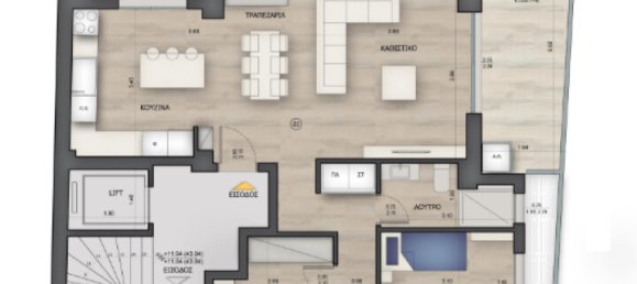Apartamento de 3 dormitorios en Kalamaria, Greece No. 2264 2