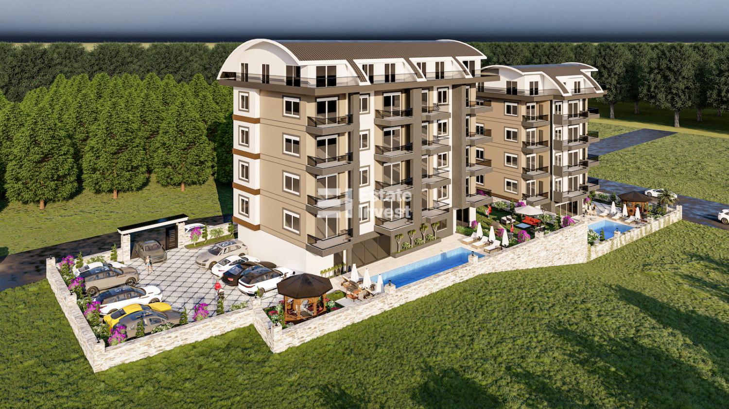 Appartement 1+1 à Alanya, Turkey No. 26517