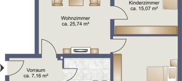 3 rooms Apartment in St. Polten, Austria No. 1197 12