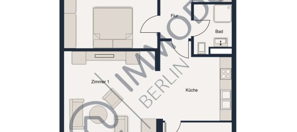 Apartamento de 1 dormitorio en Halensee, Germany No. 92454 8