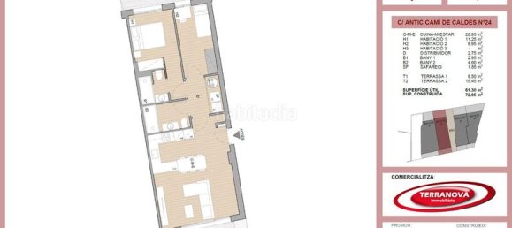 2 غرف نوم شقة في L'Ametlla Del Valles, Spain رقم 64603 4