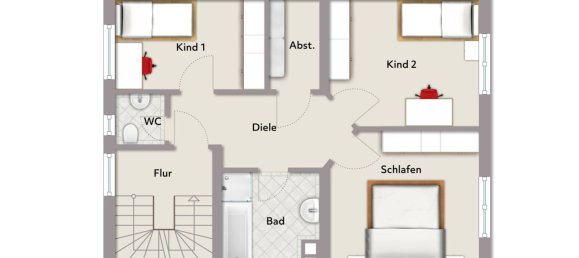 Moradia em banda de 6 divisões em Aschaffenburg, Germany N.º 66281 32