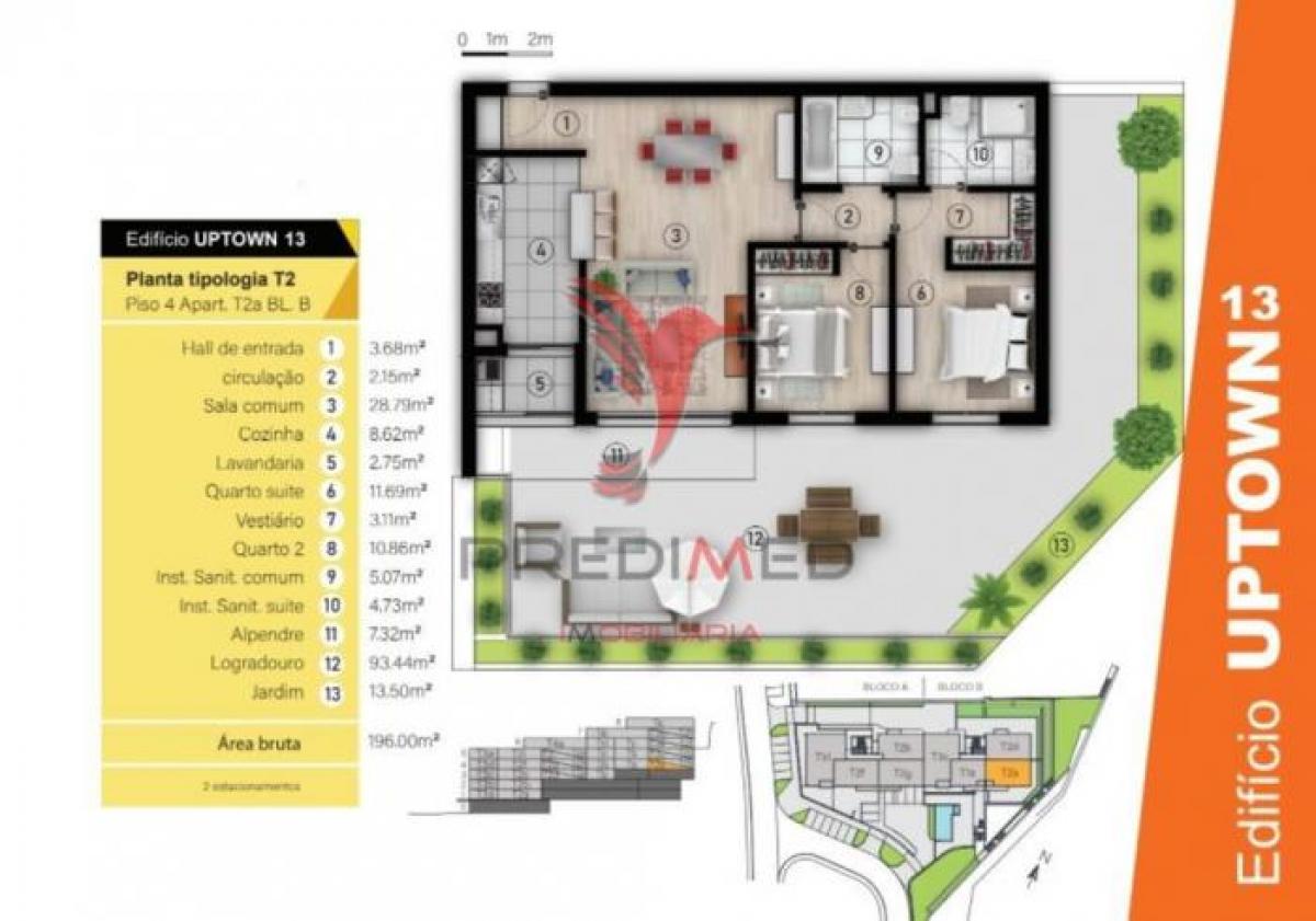 Квартира с 2 спальнями в Фуншал, Португалия № 773