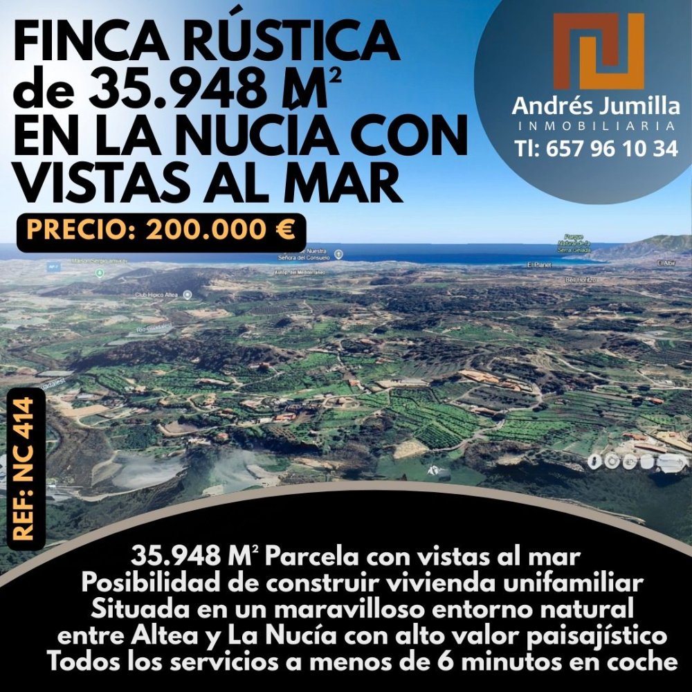 35948m² Land in La Nucia, Spain No. 202120
