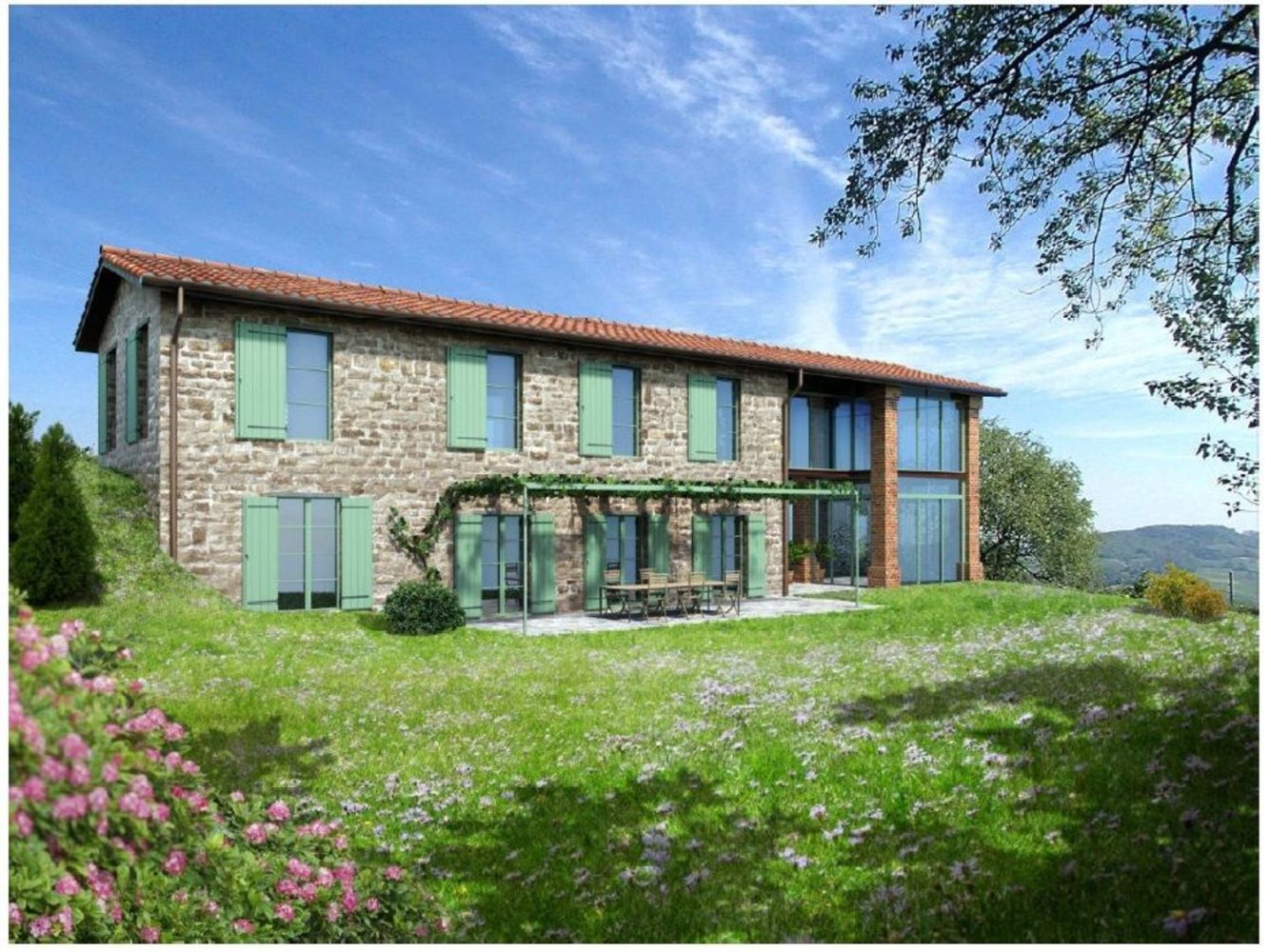 8غرفة منزل في Pellegrino Parmense, Italy رقم 263476