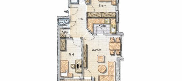 1 غرف نوم شقة في Heilbronn, Germany رقم 351447 9