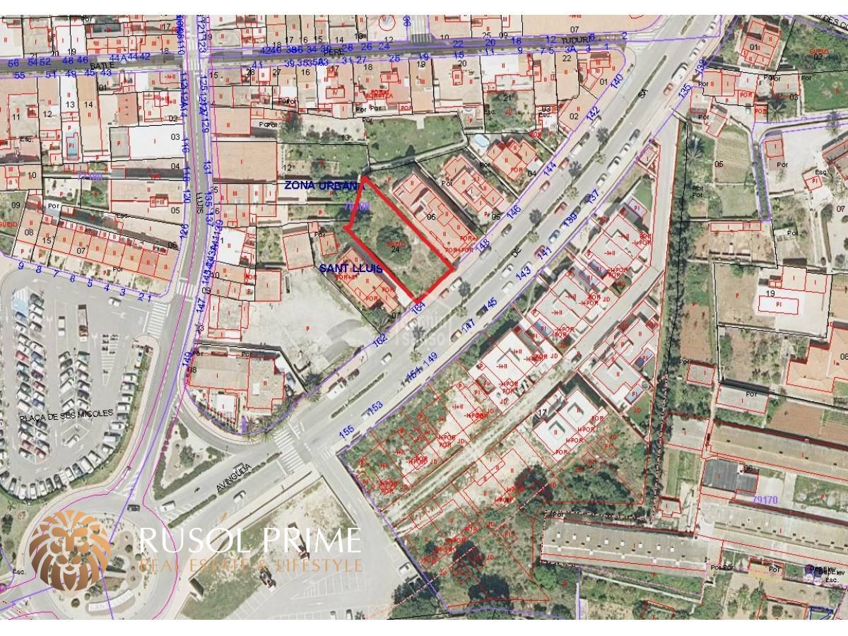 Terreno en Sant Lluis, Spain 531 m² No. 1989