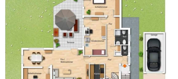 7غرفة بنغالو في Erlangen, Germany رقم 360330 4