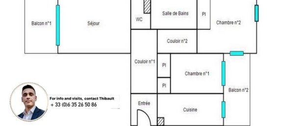 2 bedrooms Apartment in Mougins, France No. 285057 13