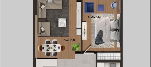 2 rooms Apartment in Bueyuekcekmece, Turkey No. 18380 19