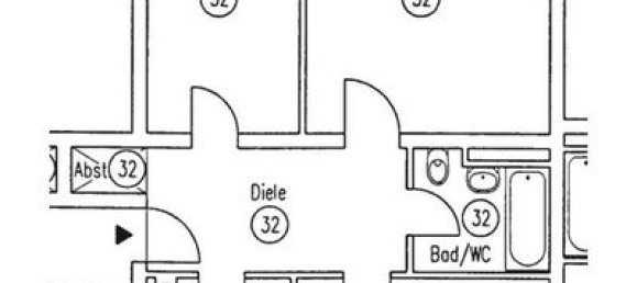 3-Zimmer Wohnung in Frankfurt am Main, Germany, Nr. 40877 4