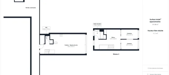 2 chambres Duplex à Montreuil, France No. 151164 12