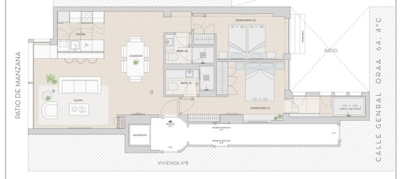 2 غرف نوم شقة في Madrid, Spain رقم 101982 10