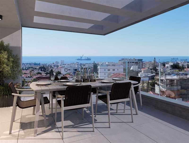 2 bedrooms Penthouse in Germasogeia, Cyprus No. 8196