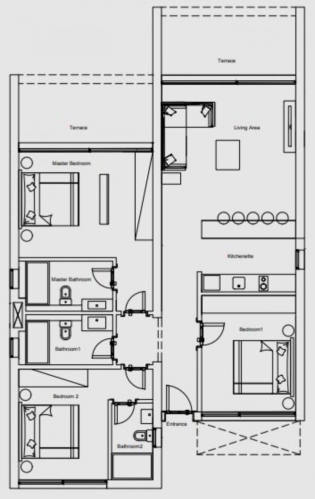 3 bedrooms Condo in Red Sea, Egypt No. 2060