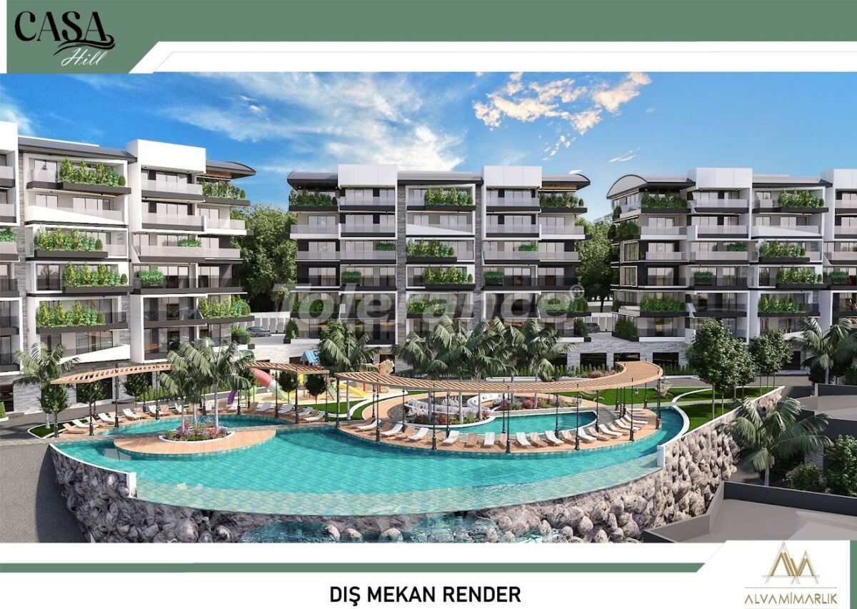 Wohnung 1+1 in Alanya, Turkey, Nr. 4084