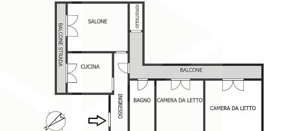 3 rooms Apartment in Triggiano, Italy No. 17261 17
