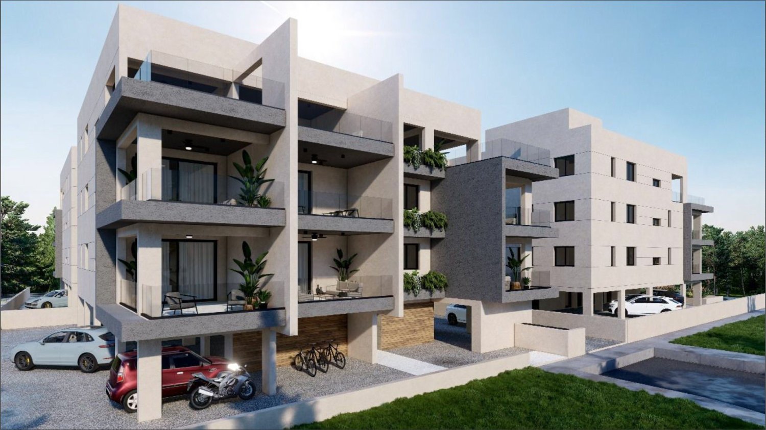 3 Schlafzimmer Wohnung in Aradippou, Cyprus, Nr. 34045