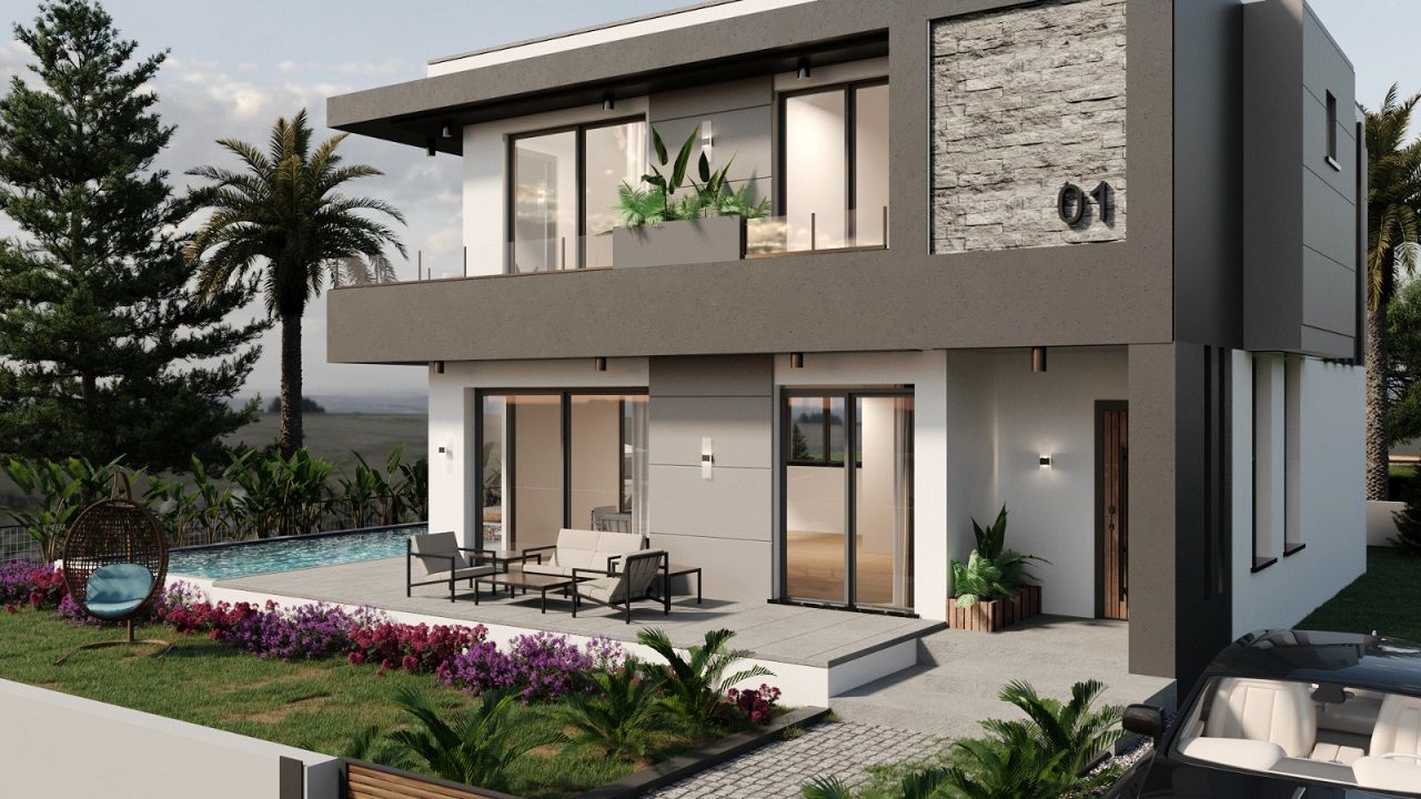 4-Zimmer Villa in Girne, Nord-Zypern, Nr. 13859