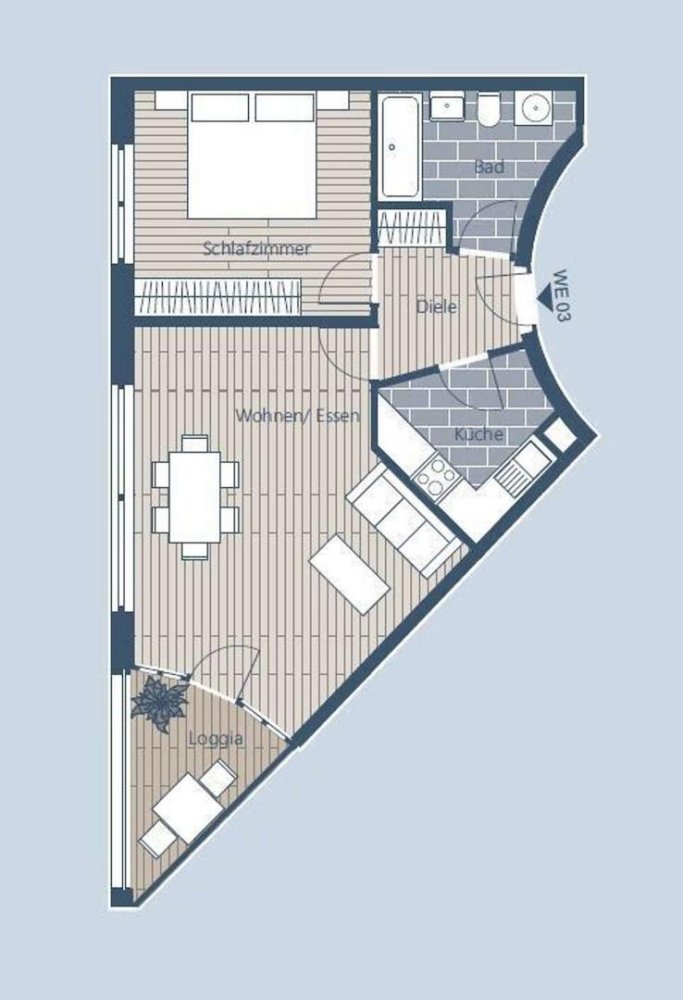 2-salle Appartement à Leipzig, Germany No. 353646