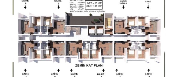 Apartment 1+1 in Gazipasa, Turkey No. 31260 25