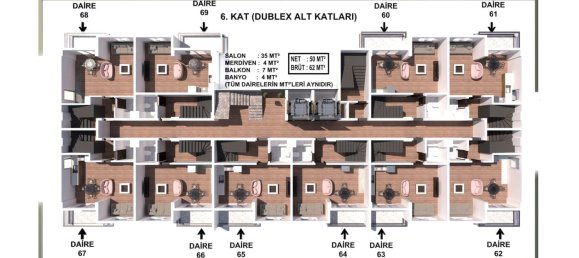 Apartment 1+1 in Gazipasa, Turkey No. 31260 27