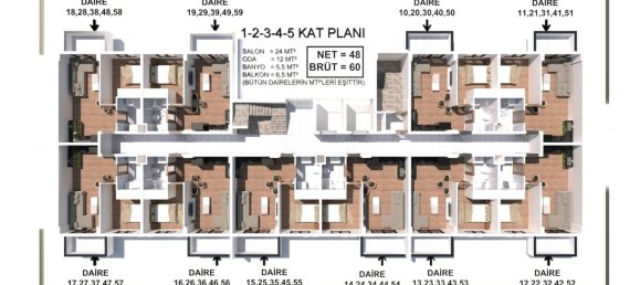 Apartment 1+1 in Gazipasa, Turkey No. 31260 26