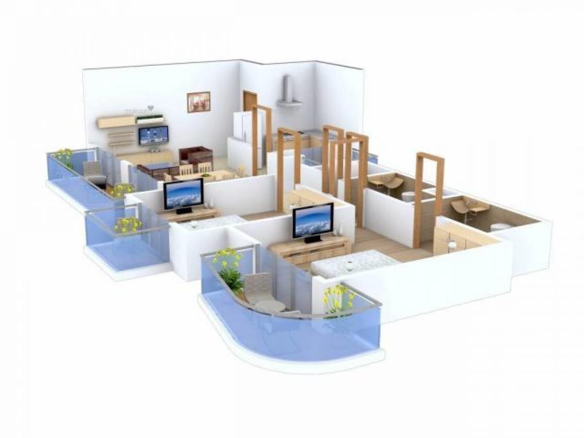 2 bedrooms House in Gurgaon, India No. 13021