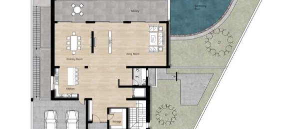 Villa de 6 dormitorios en Germasogeia, Cyprus No. 15642 4