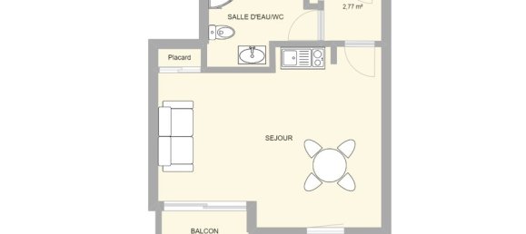 Studio in Troyes, France, Nr. 223937 17