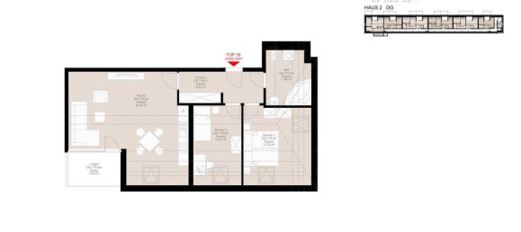 Apartamento de 3 habitaciónes en Bad Radkersburg, Austria No. 207268 12