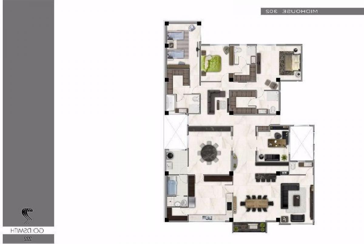 Apartamento de 3 dormitorios en Mexicali, Mexico No. 186922