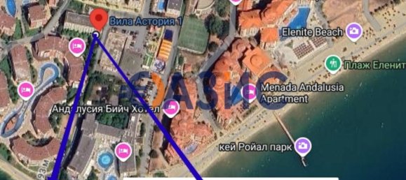 1 غرف نوم شقة في Sveti Vlas, Bulgaria رقم 166 23