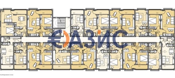 1 غرف نوم شقة في Sveti Vlas, Bulgaria رقم 166 24