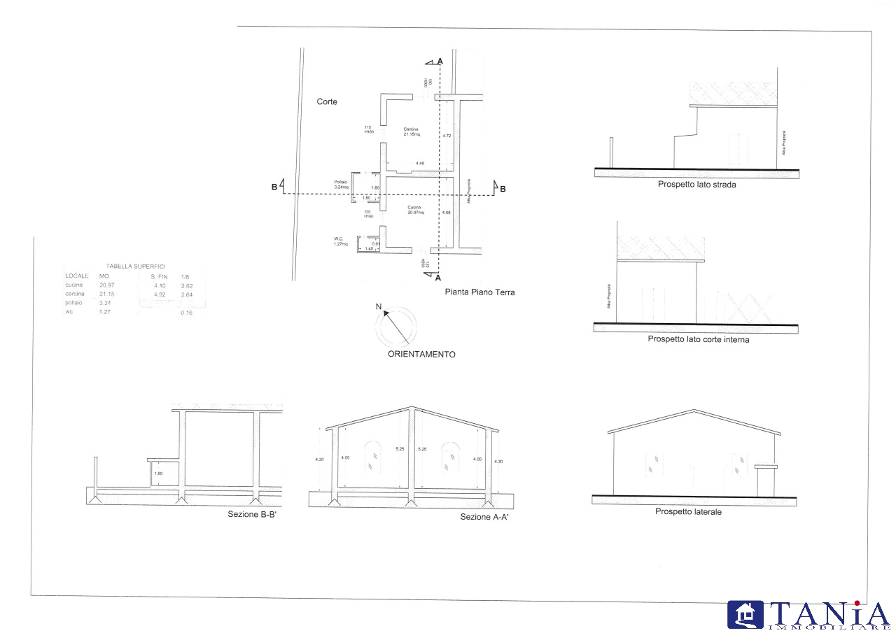 2 bedrooms House in Carrara, Italy No. 48176