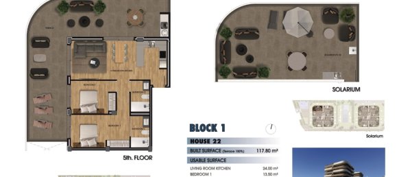 Penthouse T2 em Los Arenales Del Sol, Spain N.º 9592 13