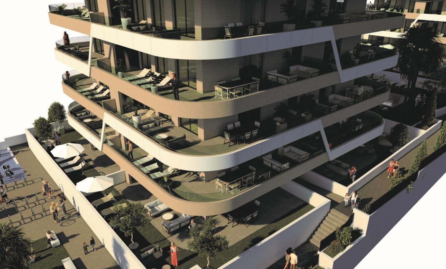 Penthouse T2 em Los Arenales Del Sol, Spain N.º 9592