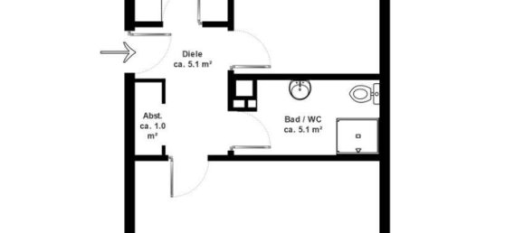 2 rooms Apartment in Wandsbek, Germany No. 361886 17