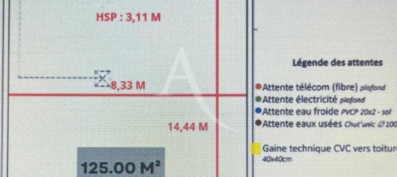 Imóvel comercial em Lille, France 125 m² N.º 45894 4