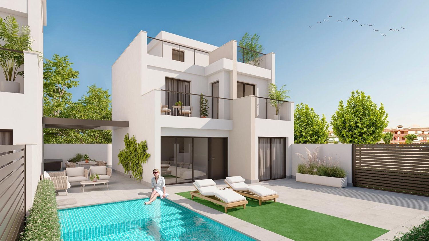 3 bedrooms Villa in Los Narejos, Spain No. 16695